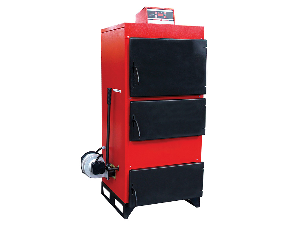 Стальной твердотопливный котел с ручной загрузкой топлива Kentatsu VLK SRK